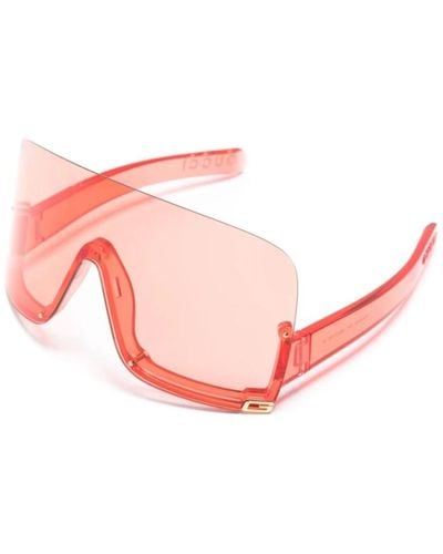 Gucci Rote sonnenbrille, stilvoll und vielseitig - Pink