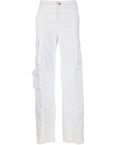 Versace Jeans Couture Pantalones vaqueros blancos - oversized fit