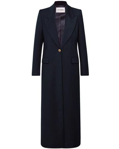 IVY & OAK Coats > single-breasted coats - Bleu