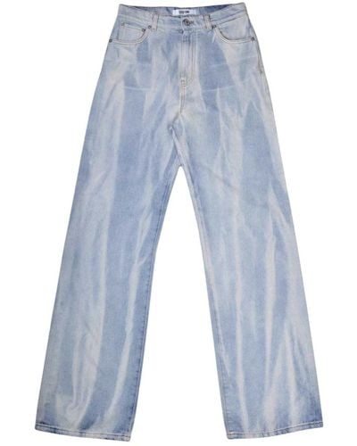 Mauro Grifoni Jeans > loose-fit jeans - Bleu