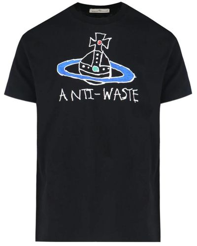 Vivienne Westwood Klassisches t-shirt und polo in schwarz