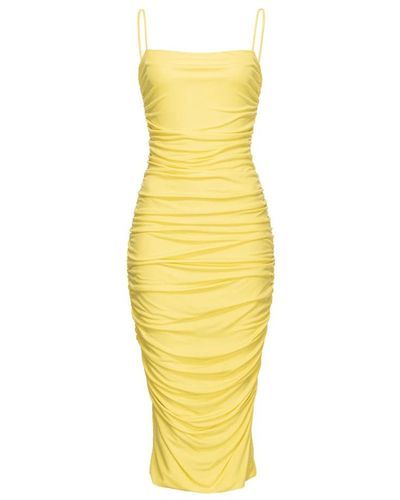 Pinko Midi Dresses - Yellow