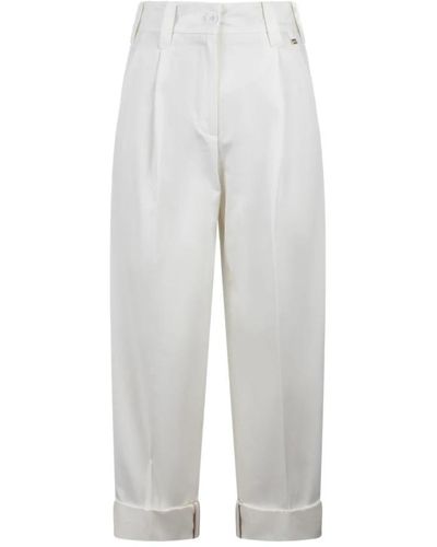 Herno Cropped Trousers - Grey