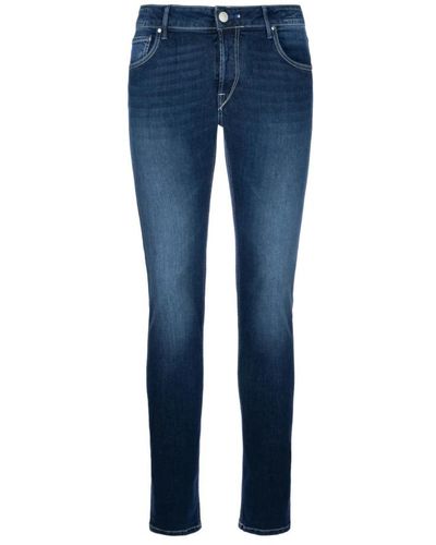 Hand Picked Klassische denim jeans kollektion - Blau