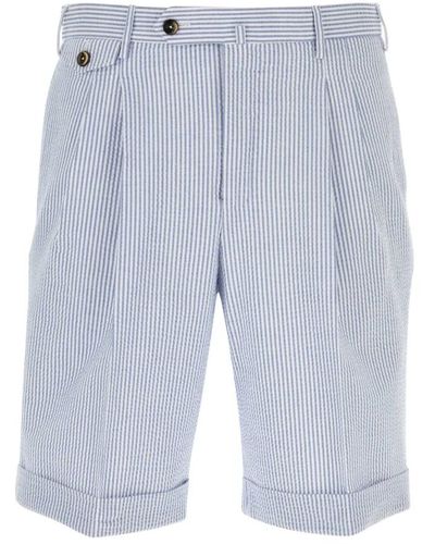 PT Torino Bestickte bermuda-shorts - Blau