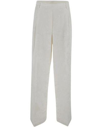 Semicouture Trousers > wide trousers - Gris