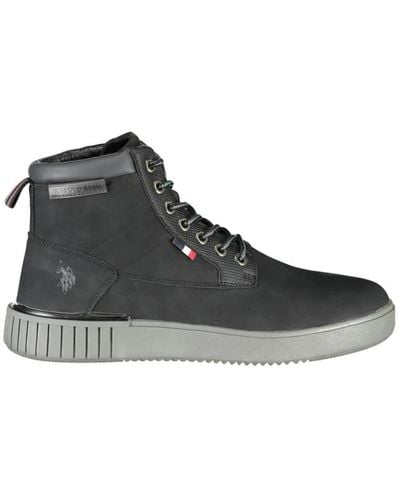 U.S. POLO ASSN. Lace-Up Boots - Black