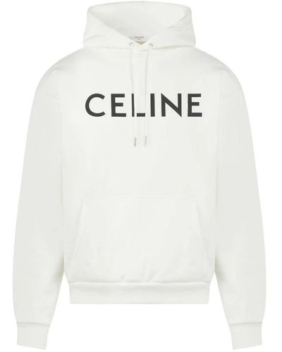 Celine Hoodies - White