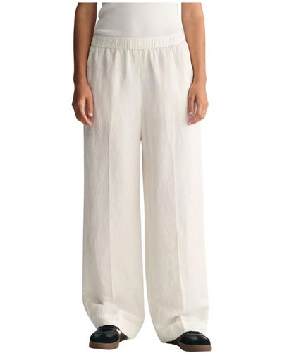 GANT Trousers > wide trousers - Neutre