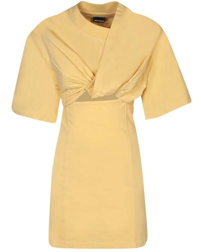 Jacquemus Short Dresses - Yellow