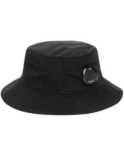 C.P. Company Hats - Black