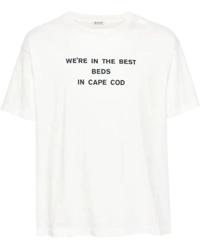 Bode Beste betten t-shirt für männer - Weiß