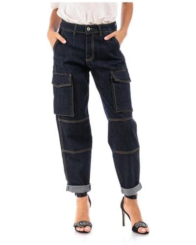 Dixie Jeans con tasca laterale - Blu