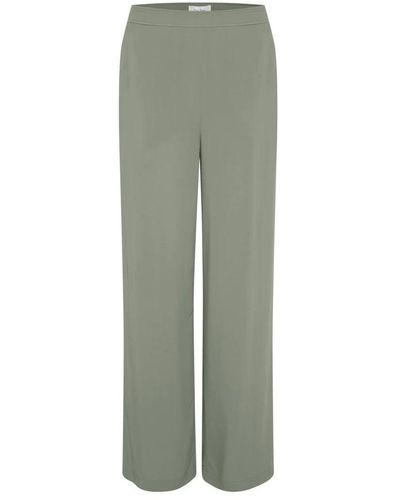 Part Two Wide Trousers - Green