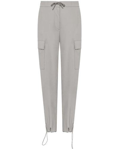 DUNO Tapered Trousers - Grey