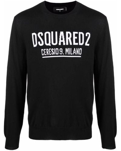 DSquared² Round-neck Knitwear - Schwarz