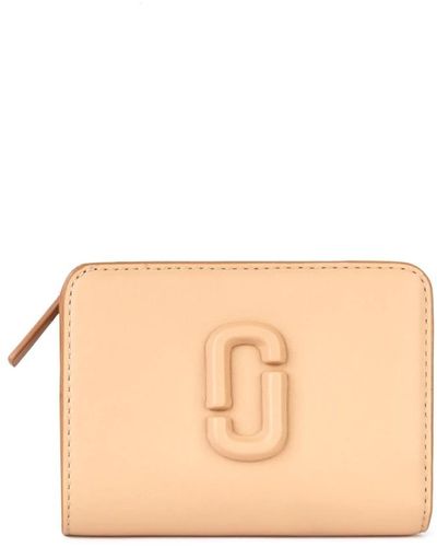 Marc Jacobs Mini portafoglio in pelle di cammello - Neutro
