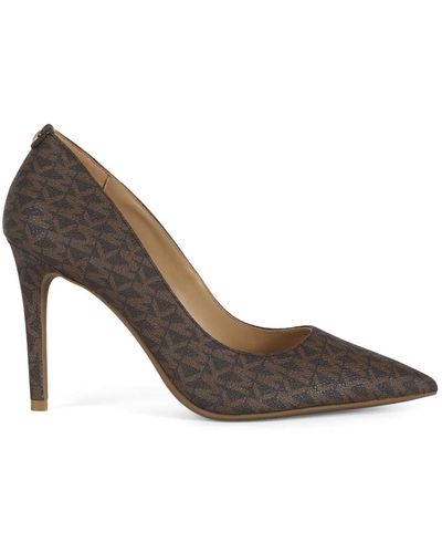 Michael Kors Logo print stiletto heel pumps - Grigio