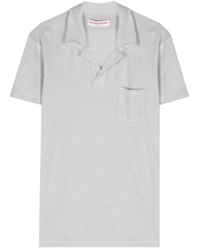Orlebar Brown Tops > polo shirts - Gris
