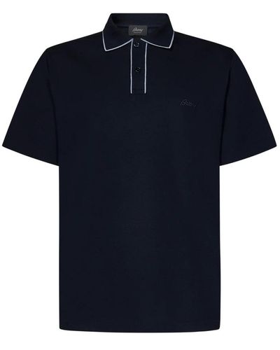 Brioni Polo Shirts - Blue