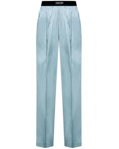 Tom Ford Straight Pants - Blue