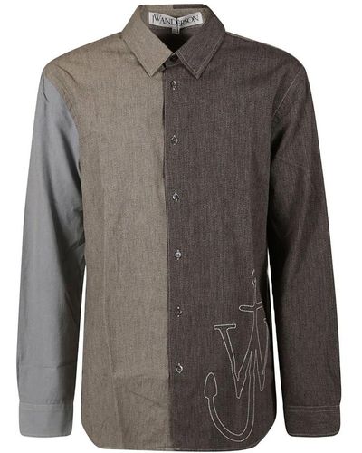JW Anderson Casual Shirts - Grey