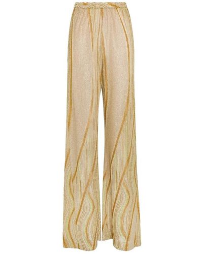 Forte Forte Pantalones amarillos estilo años 70 brillantes - Neutro