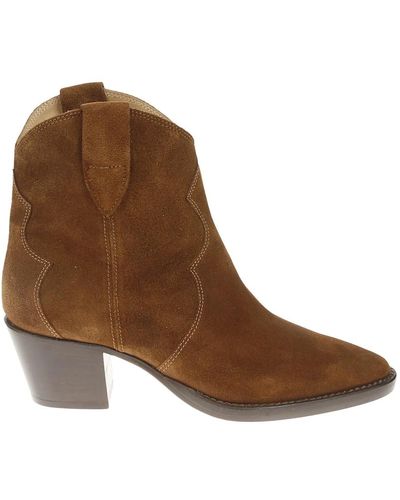 Anna F. Shoes > boots > cowboy boots - Marron