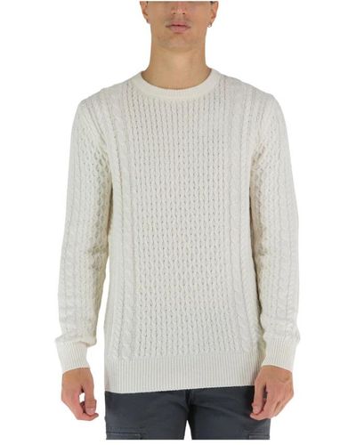 Guess Round-Neck Knitwear - Grey