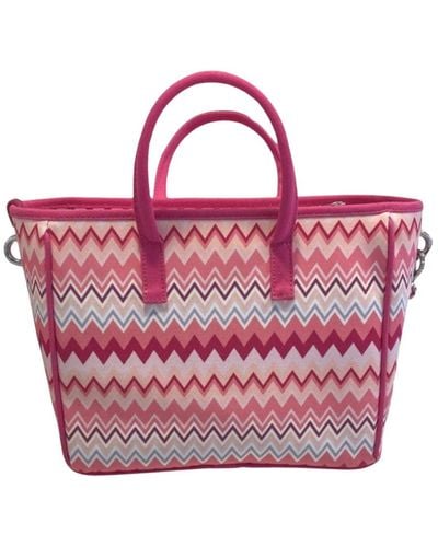 Missoni Tote Bags - Pink