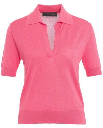 Kaos Polo Shirts - Pink