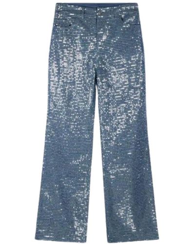 Refined Department Trousers > wide trousers - Bleu