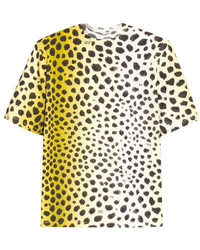 The Attico Kilie camiseta - Amarillo