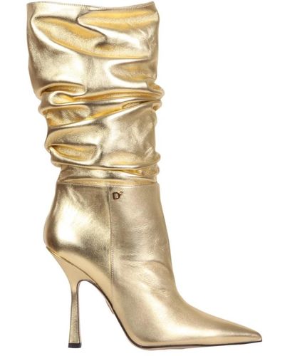 DSquared² Boots With Heel - Mettallic