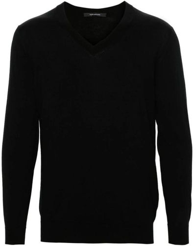 Tagliatore Knitwear > v-neck knitwear - Noir