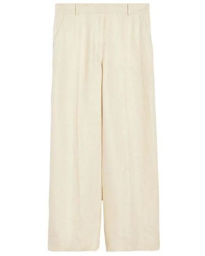 Weekend by Maxmara Wide Trousers - Natural