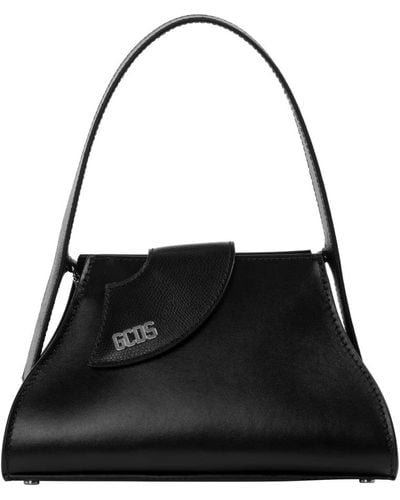 Gcds Einfache kleine handtasche mit abnehmbarem riemen - Schwarz
