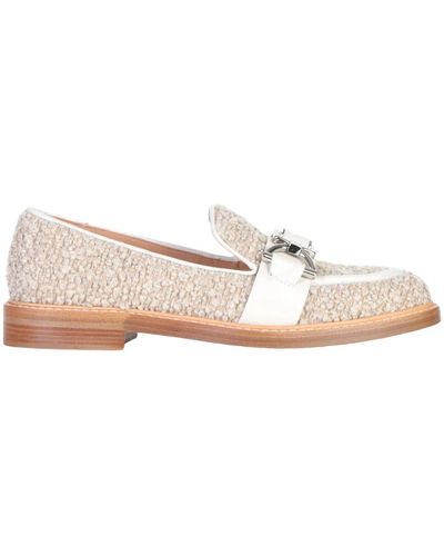 Roberto Festa Moccasin in astrakan lime with adelle accessory - Rosa