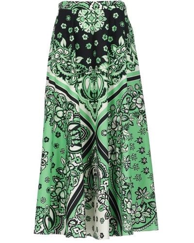 RED Valentino Midi skirts - Verde