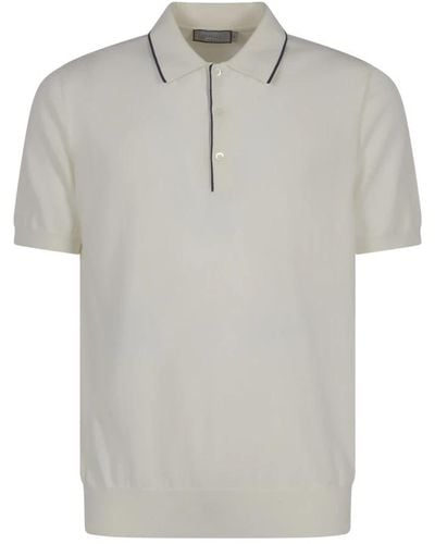 Canali Polo Shirts - Gray