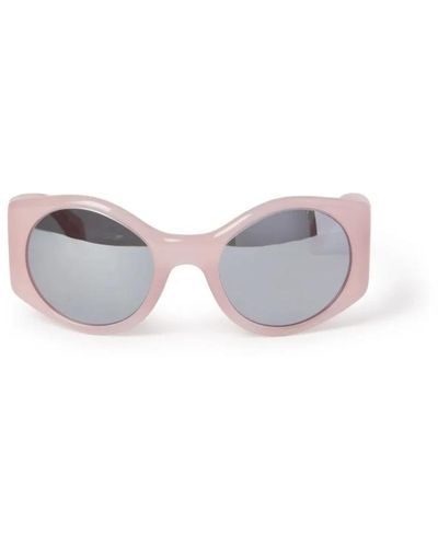 Palm Angels Ennis Round Frame Sunglasses - Gray