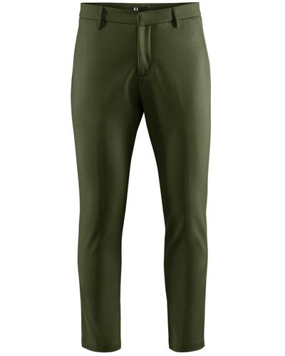 Bomboogie Pantaloni chino cotone stretch - Verde
