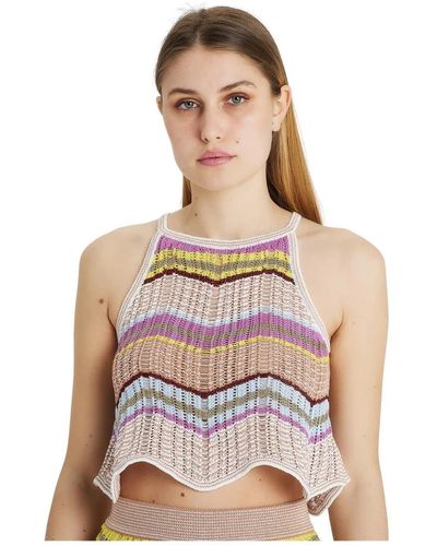 M Missoni Tops - Pink