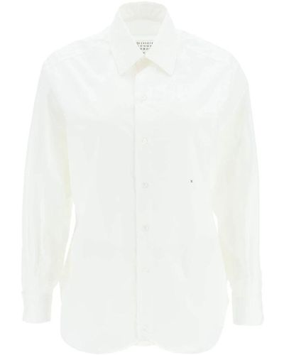 Maison Margiela Klassisches weißes button-up hemd