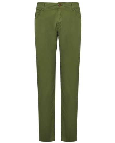 Hand Picked Trousers - Grün