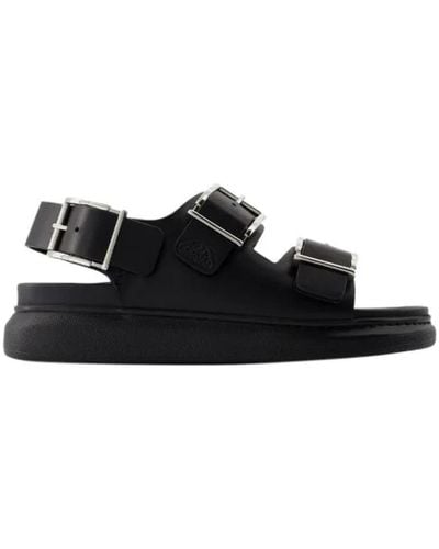Alexander McQueen Flat Sandals - Black
