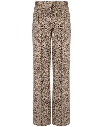 Twin Set Trousers > straight trousers - Marron