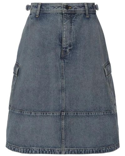 Balenciaga Denim Skirts - Blue