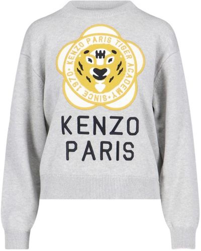 KENZO Sweaters grises para hombres