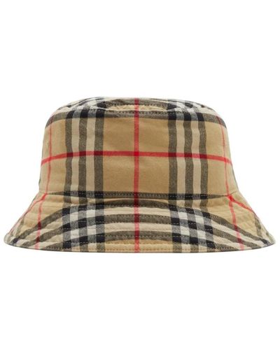 Burberry Vintage check baumwoll bucket hat - Grün